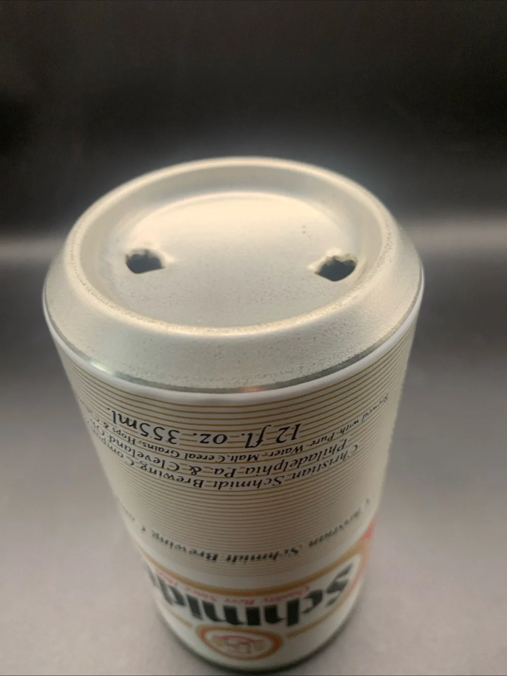 Vintage Beer Can Schmidt's Christian Schmidt Brewing Pull Tab Empty